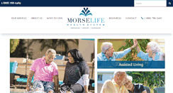 Desktop Screenshot of morselife.org