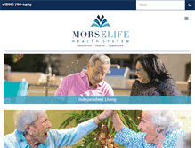 Tablet Screenshot of morselife.org